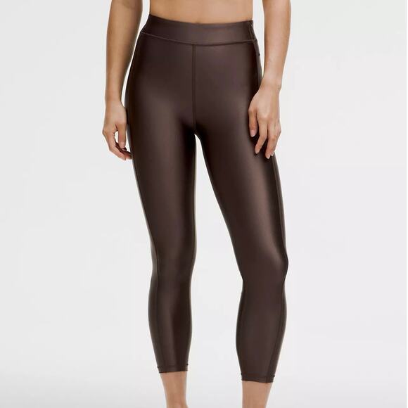 NWT Lululemon Satin Shine High-Rise Tight 25" in Espresso Size 4 - Picture 1 of 11